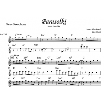 Parasolki, Maria Koterbska - Tenor Saxophone (Bb-Instrument)